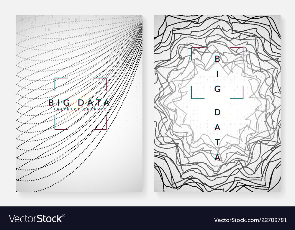 Big data background technology for visualization vector image Big data background technology for visualization