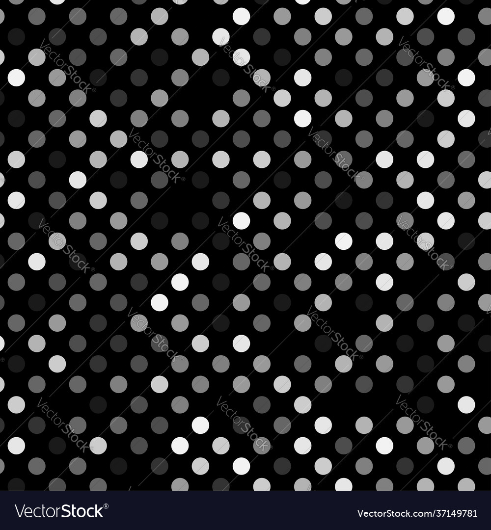 Dark gray dotted dots circles pattern background