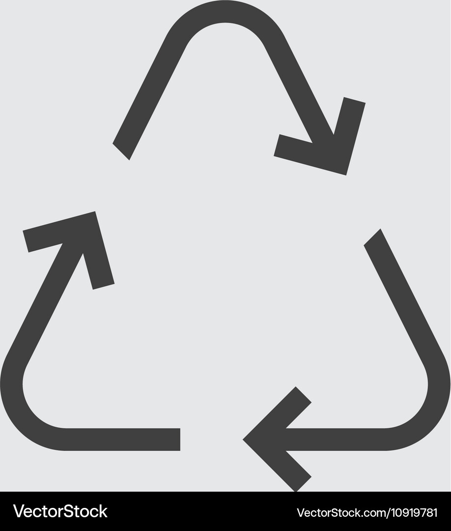 Recycle icon Royalty Free Vector Image - VectorStock