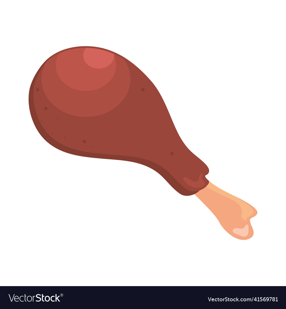 Roasted chicken leg