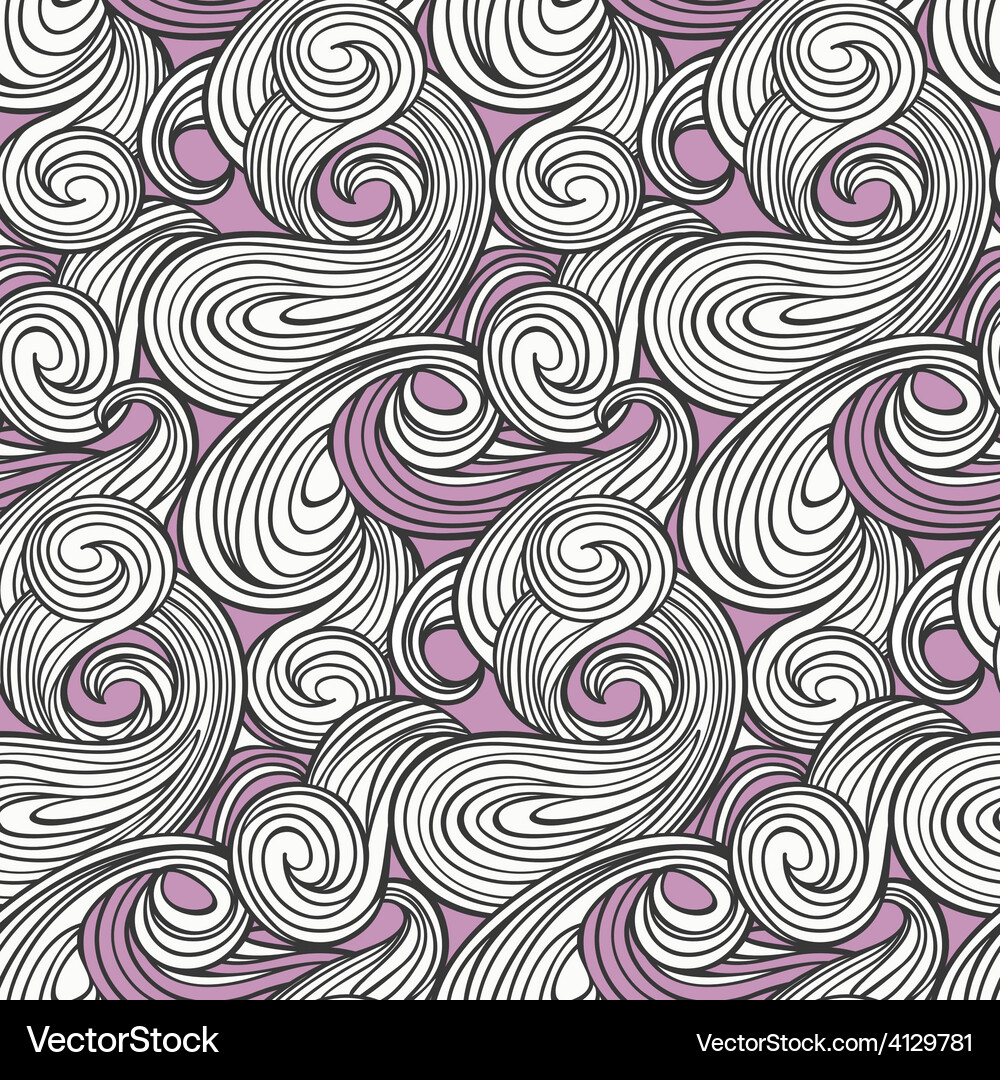 Seamless abstract wave pattern Royalty Free Vector Image