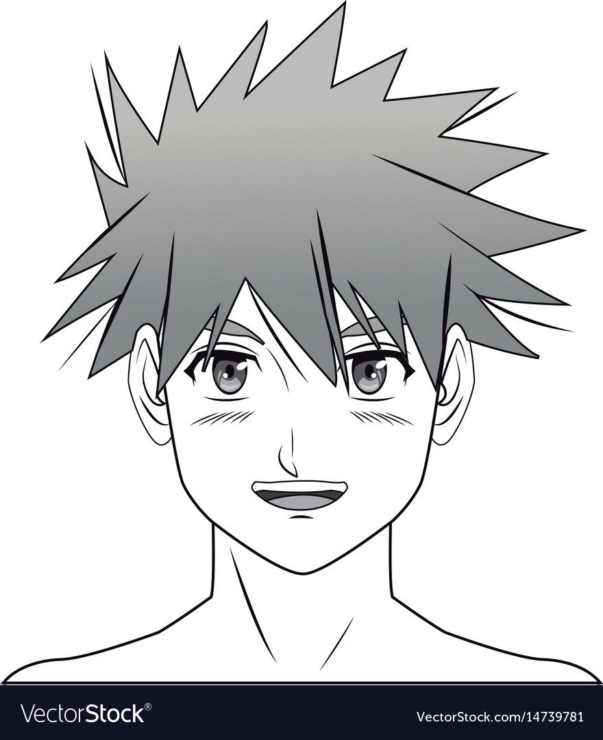 Premium Vector  Vector young man anime style character vector illustration  design manga anime boy