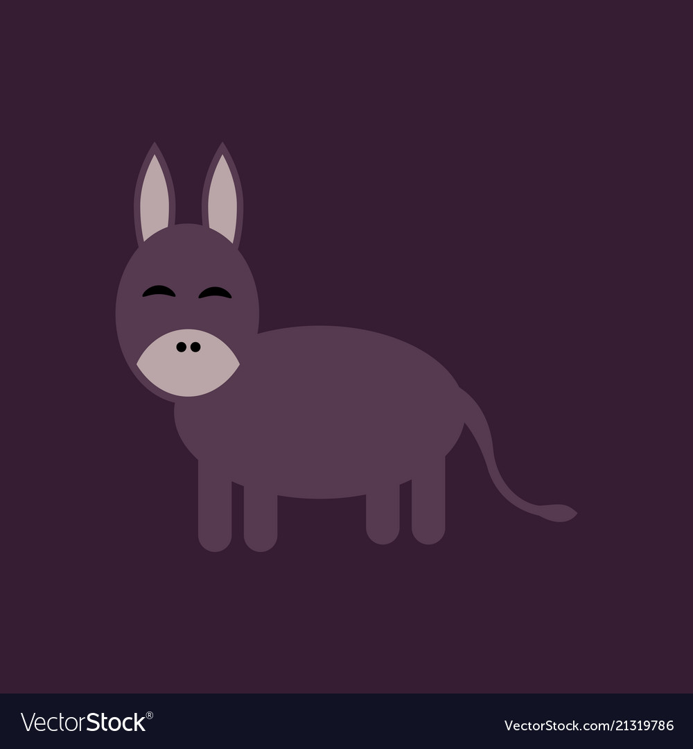 Donkey Skizze Stil Hand gezeichnet von schönen schwarz vector image Donkey Skizze Stil Hand gezeichnet von schönen schwarz