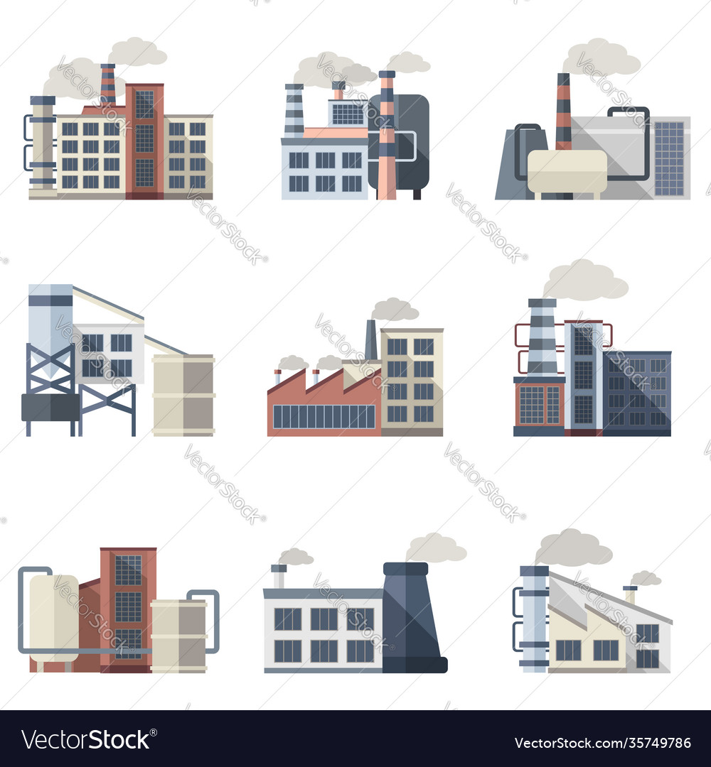 Industrial building set