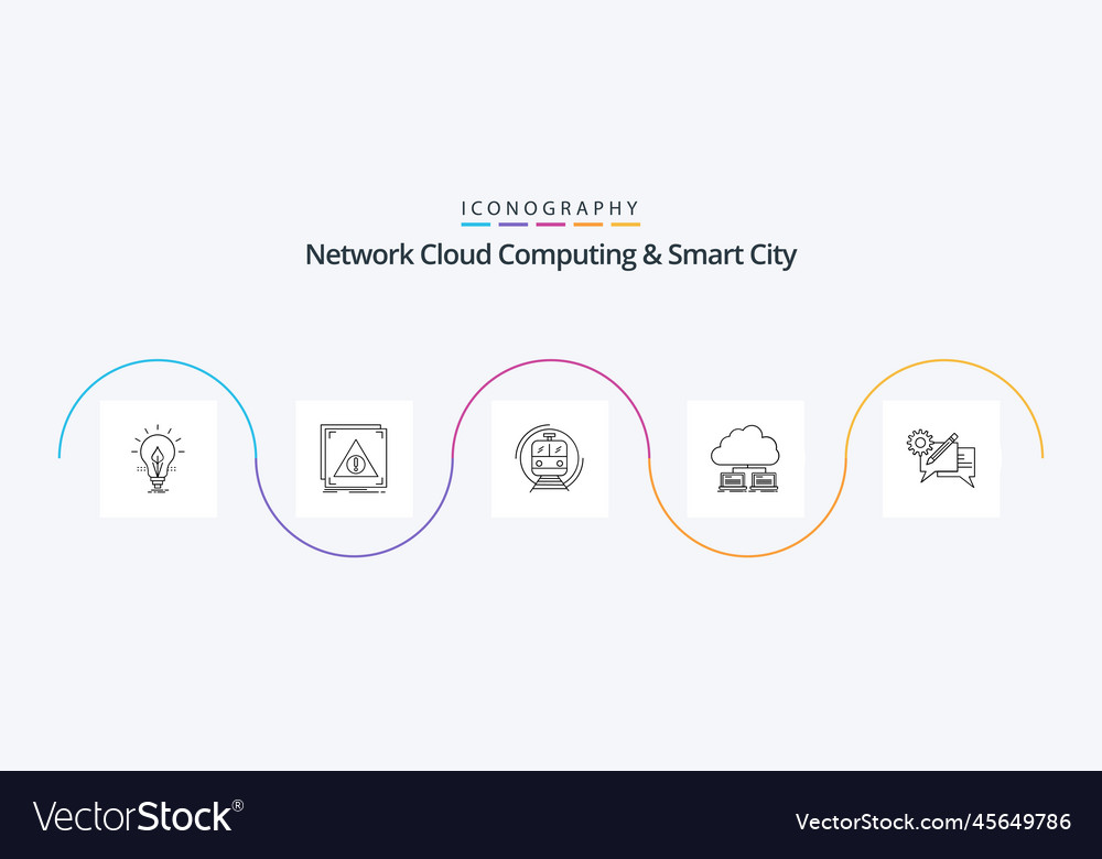 Network cloud computing and smart city line 5