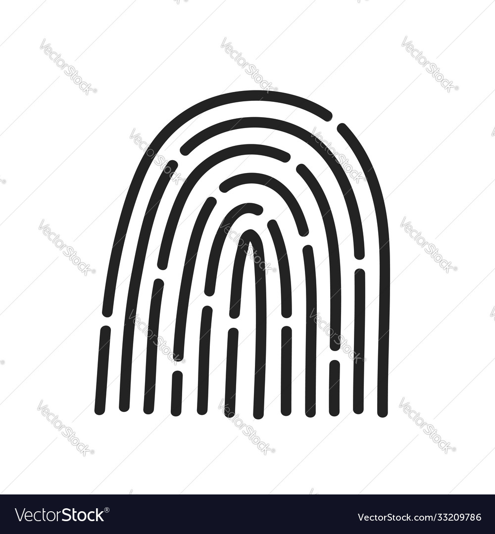 Touch id fingerprint recognition app icon