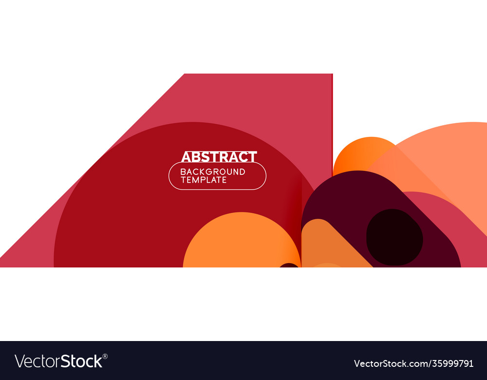 Flat geometric round shapes and dynamic lines