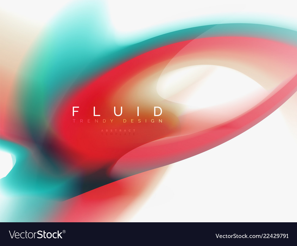 Fluid Abstract Color Background