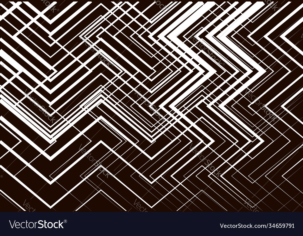 Geometric structure network chaotic jumble vector image Geometric structure network chaotic jumble