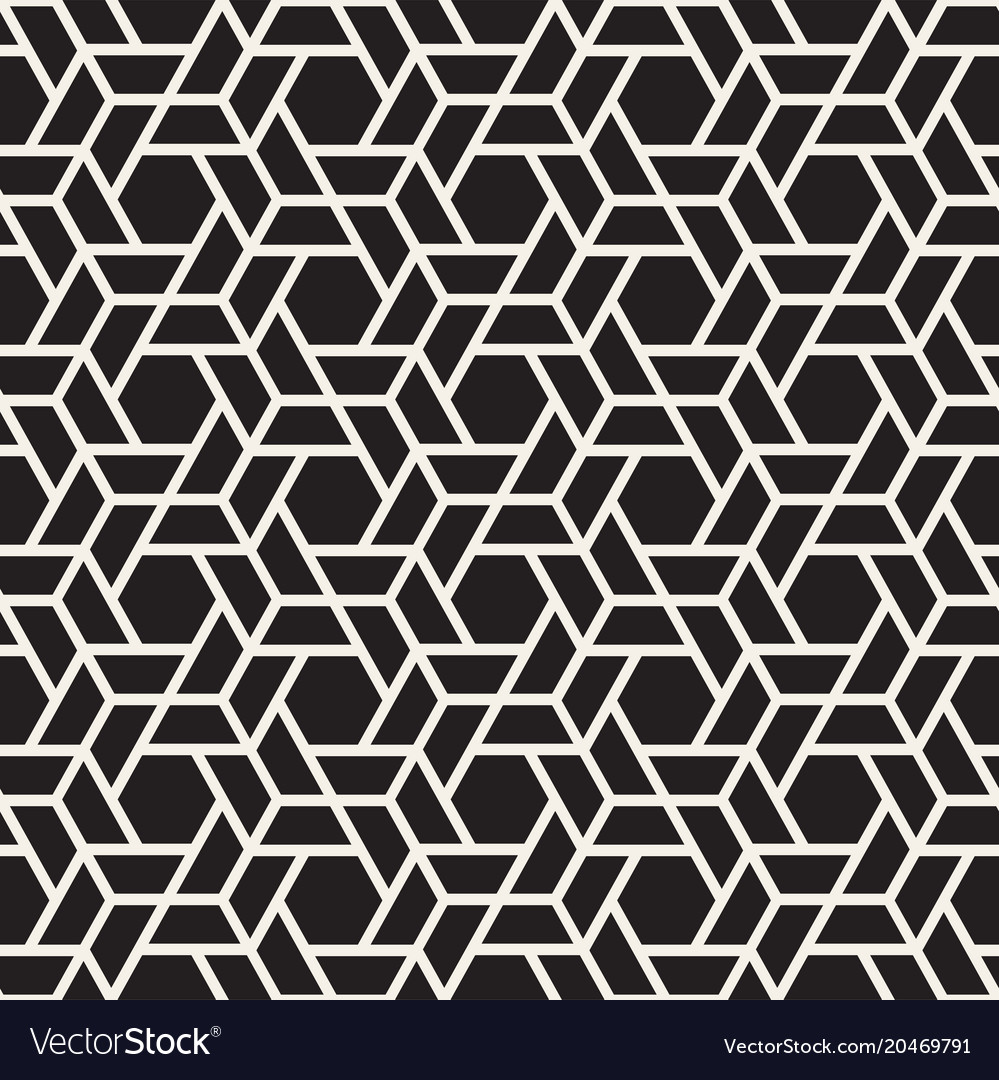 Modern Hexagonal Abstract Pattern