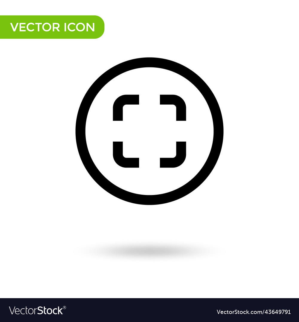 Qr code scanner icon minimal and creative