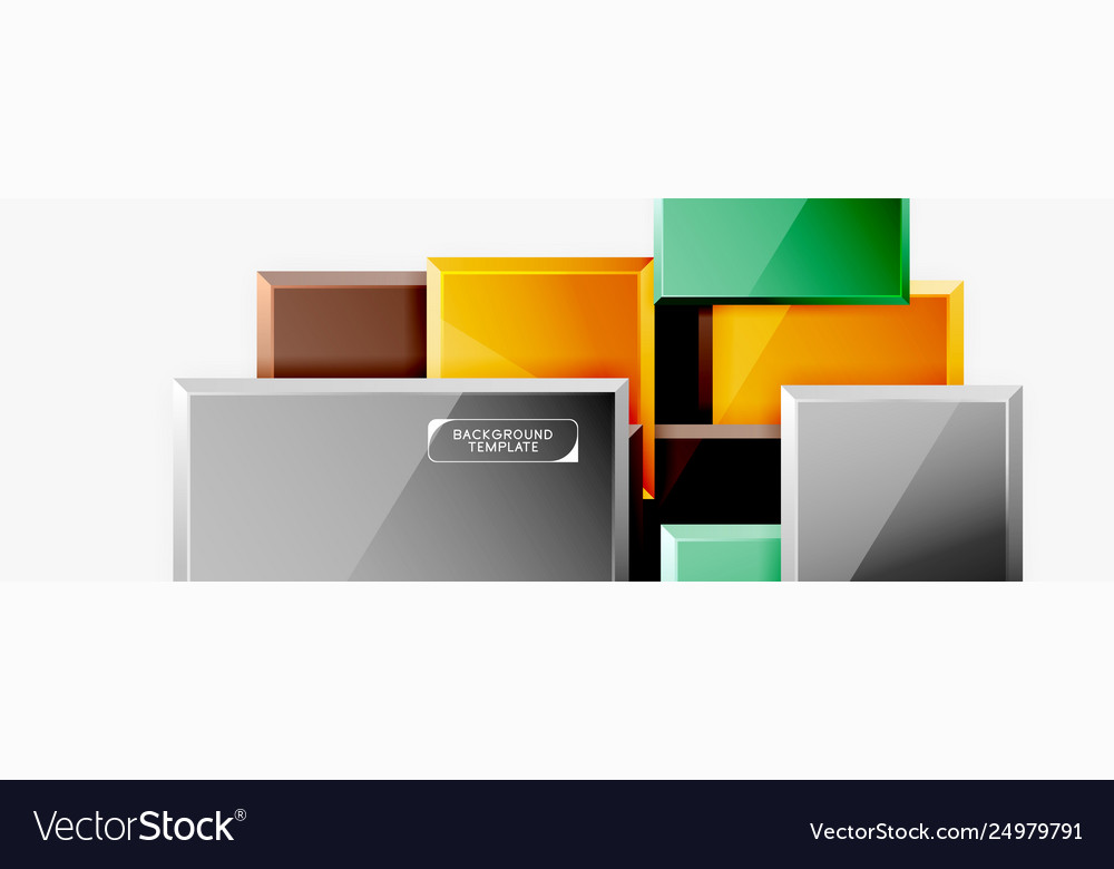 Square geometric composition Royalty Free Vector Image