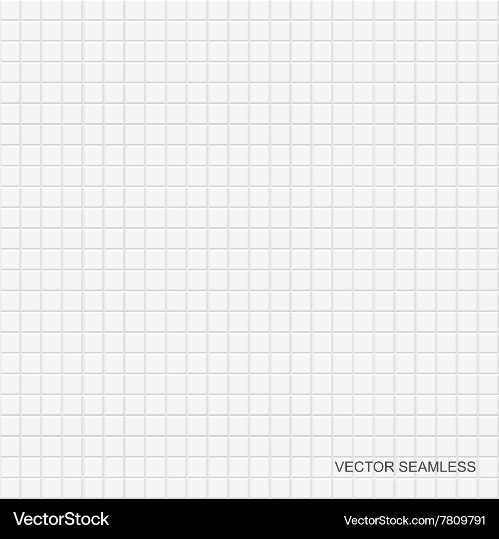 White tile texture seamless Royalty Free Vector Image