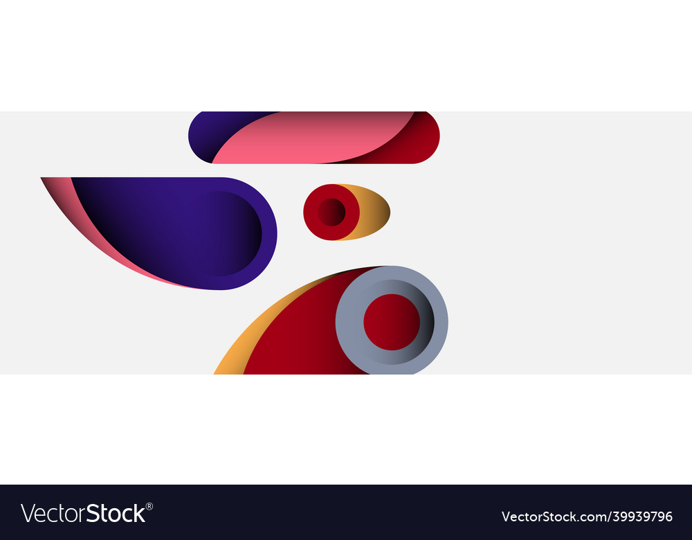 Abstract background minimal geometric circles