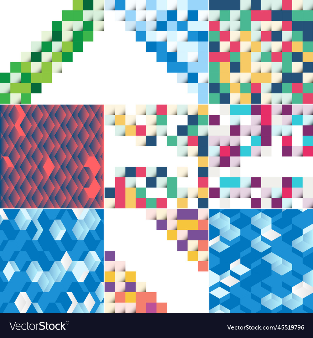 Abstract colorful square background