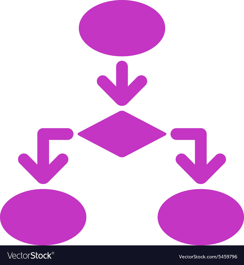 Flowchart icon from commerce set
