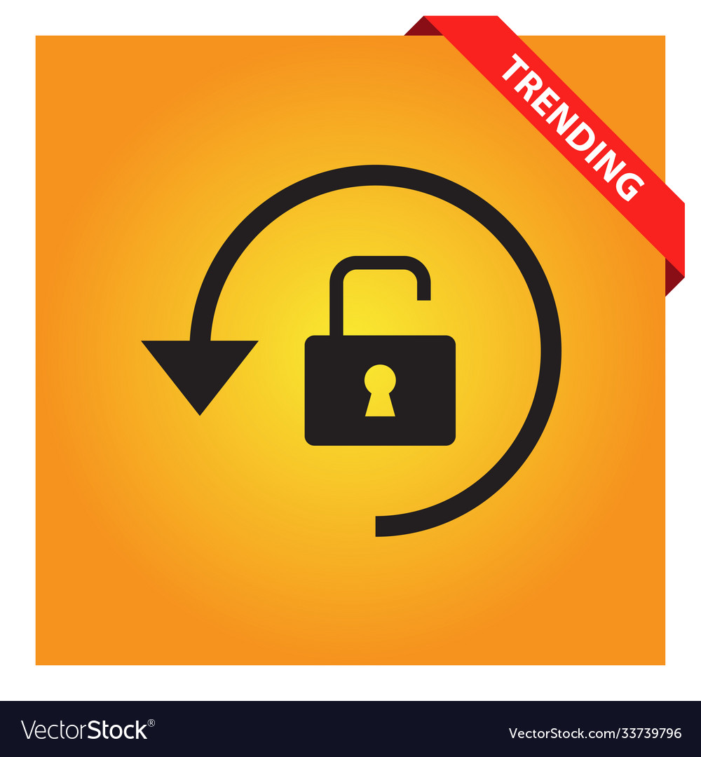 Slide to unlock icon for web and mobile