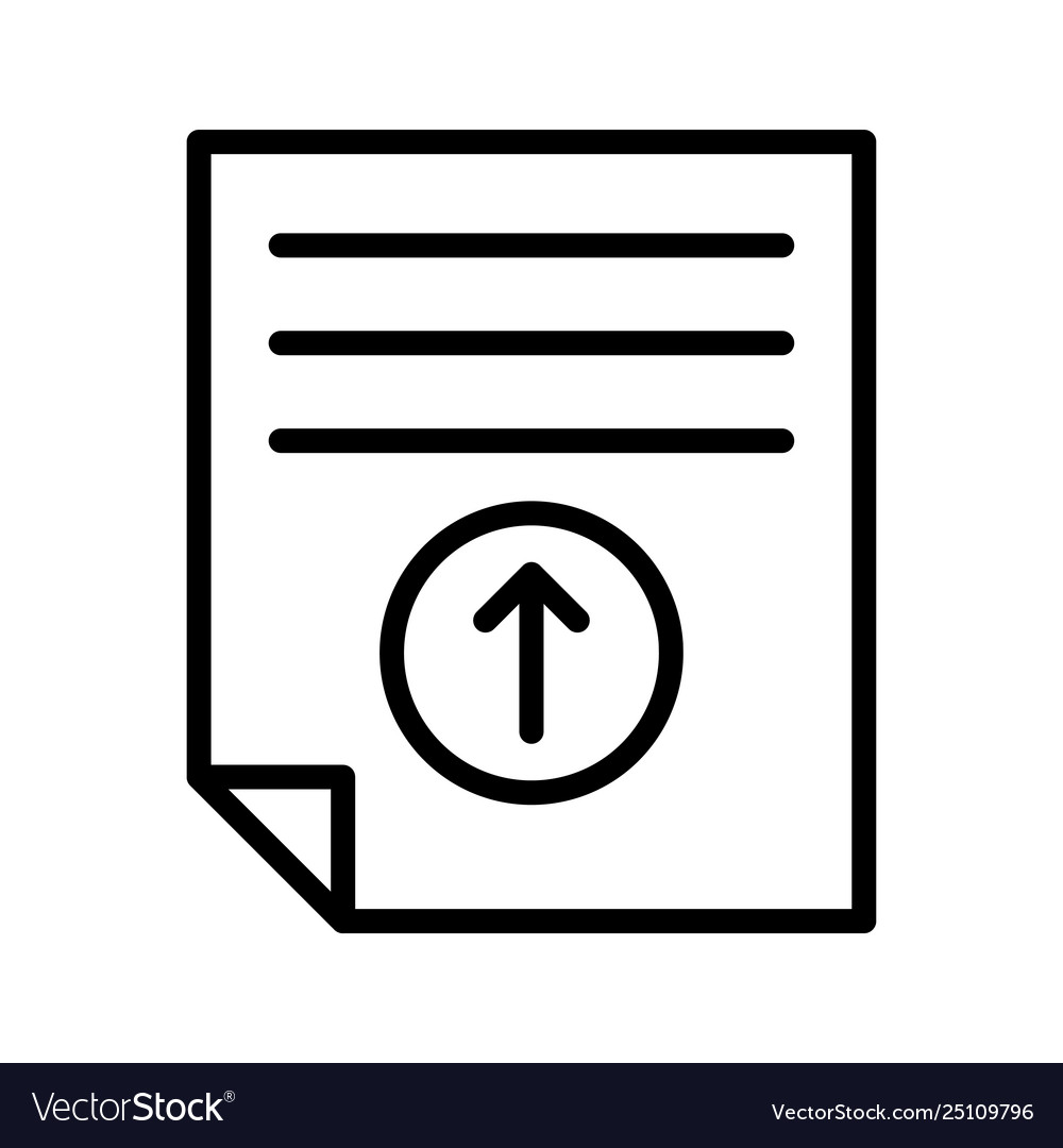 Upload file vector image Upload file