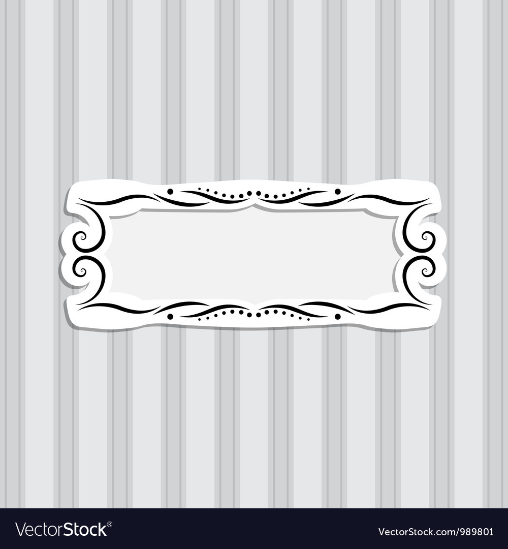 Background and frame