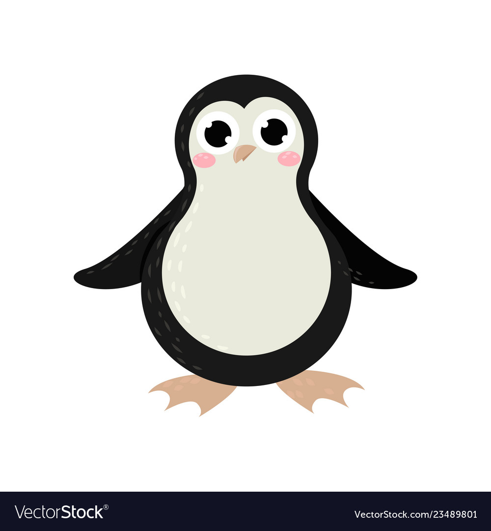 Cute cartoon image of an animal funny Royalty Free Vector