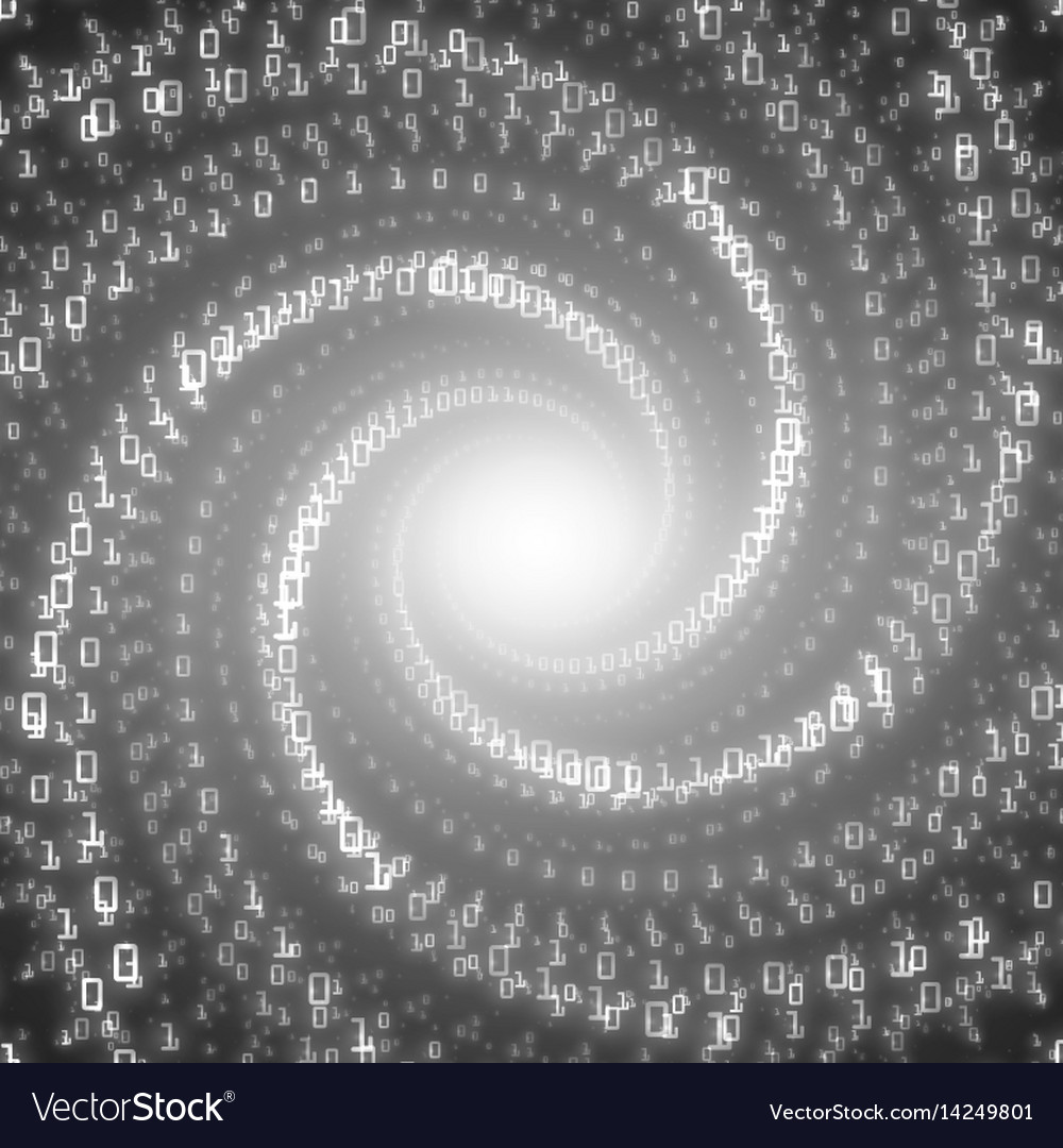 Data flow visualizationgrayscale big