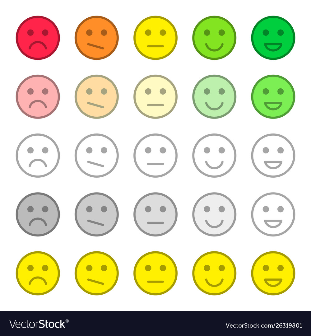 Feedback and rating satisfaction Vector Image Feedback and rating satisfaction