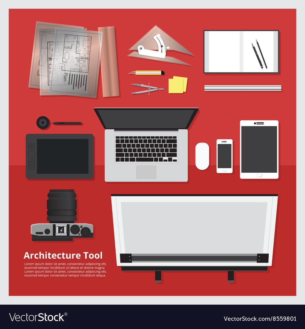 Flat design architecture tool
