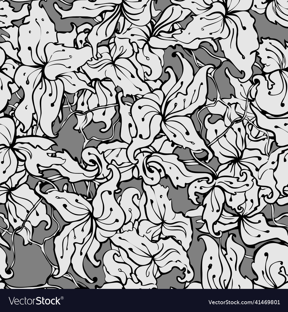 Floral seamless pattern endless texture Royalty Free Vector