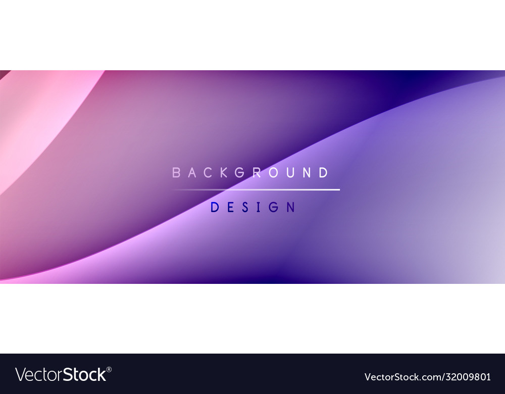 Fluid gradient waves with shadow lines and glowing Vector Image Fluid gradient waves with shadow lines and glowing