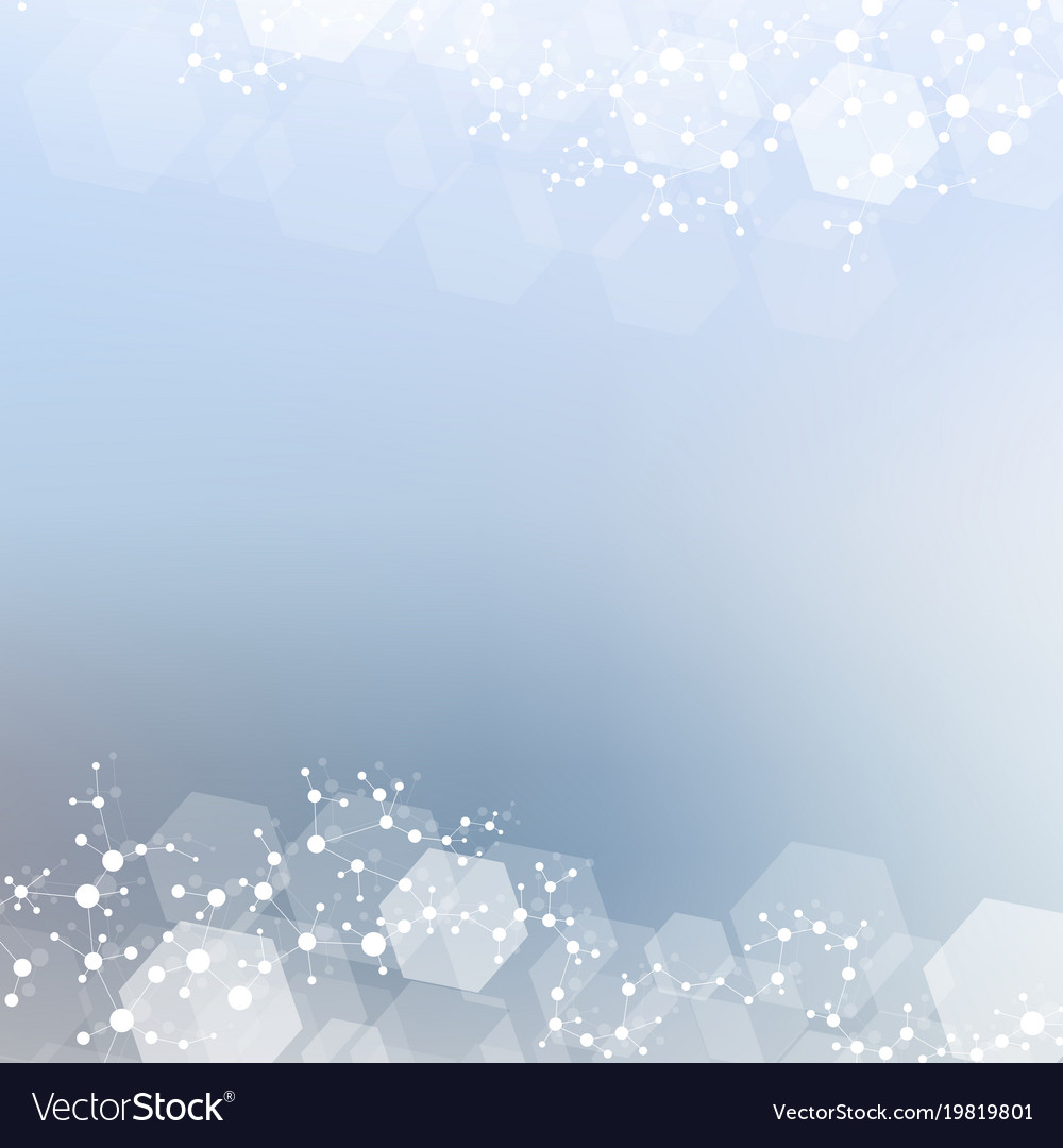 Geometric abstract background with connected line