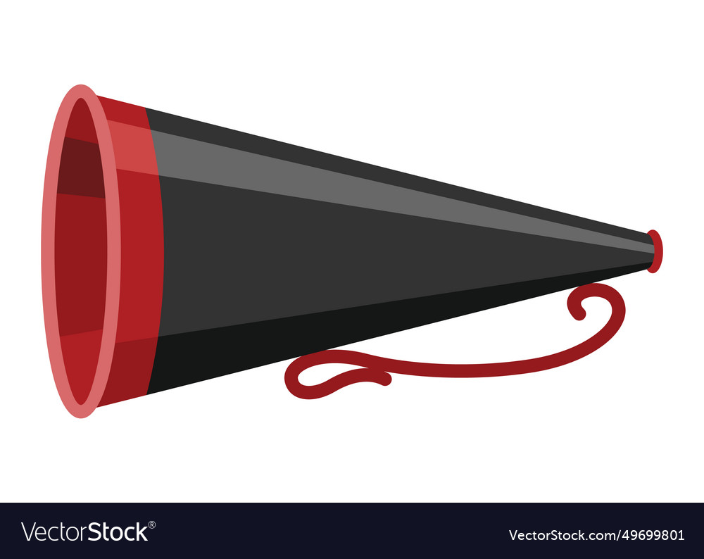 Megaphone icon amplify your message vector image Megaphone icon amplify your message