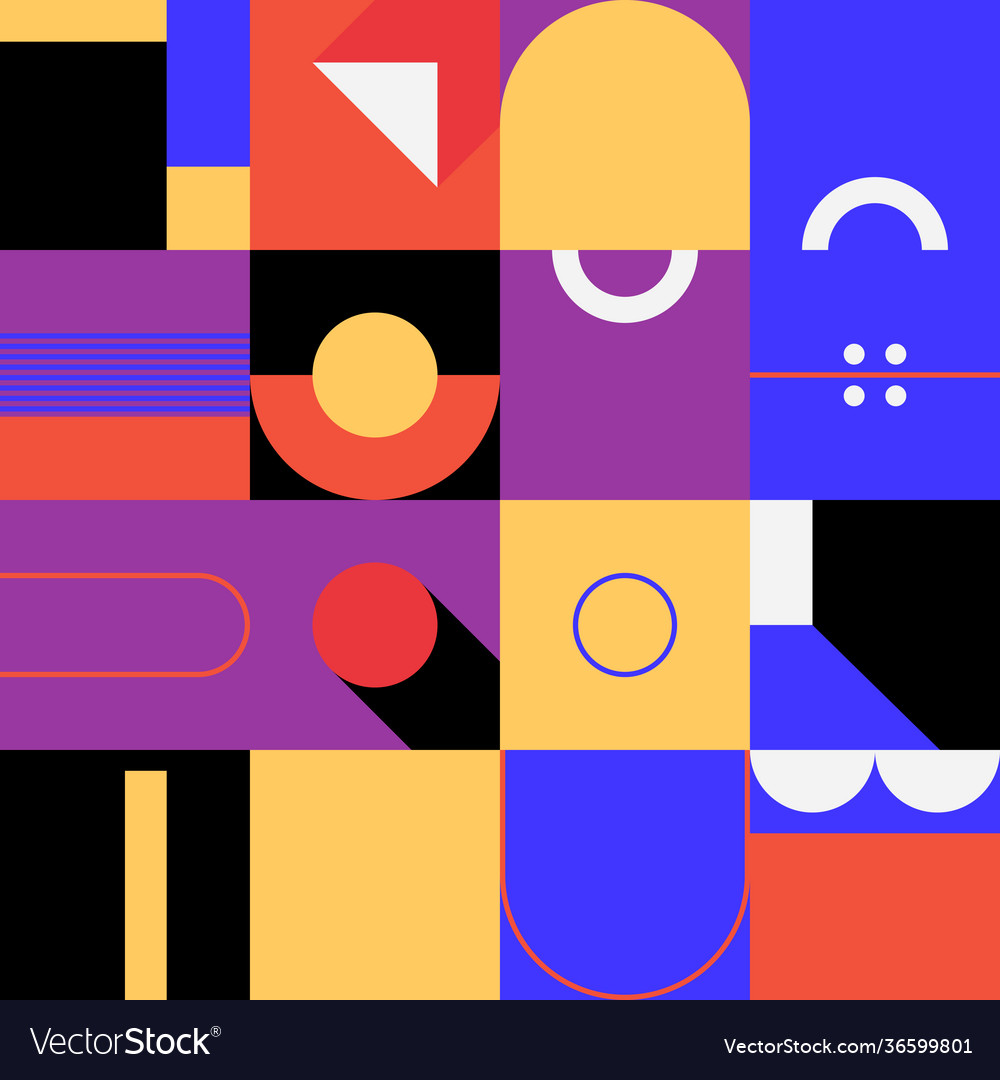 Memphis abstract pattern design