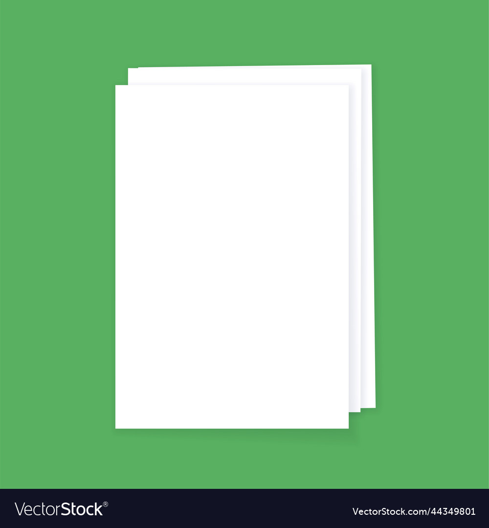 Paper document stack vector image Paper document stack