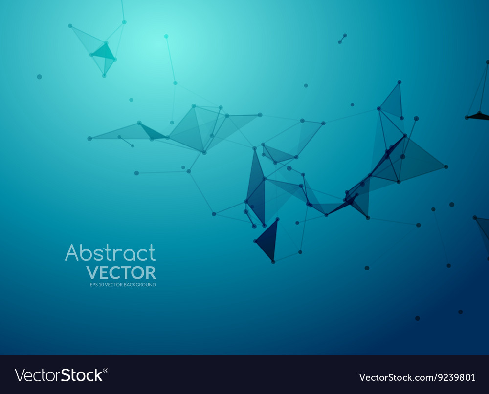 Set of polygonal triangular colorful background