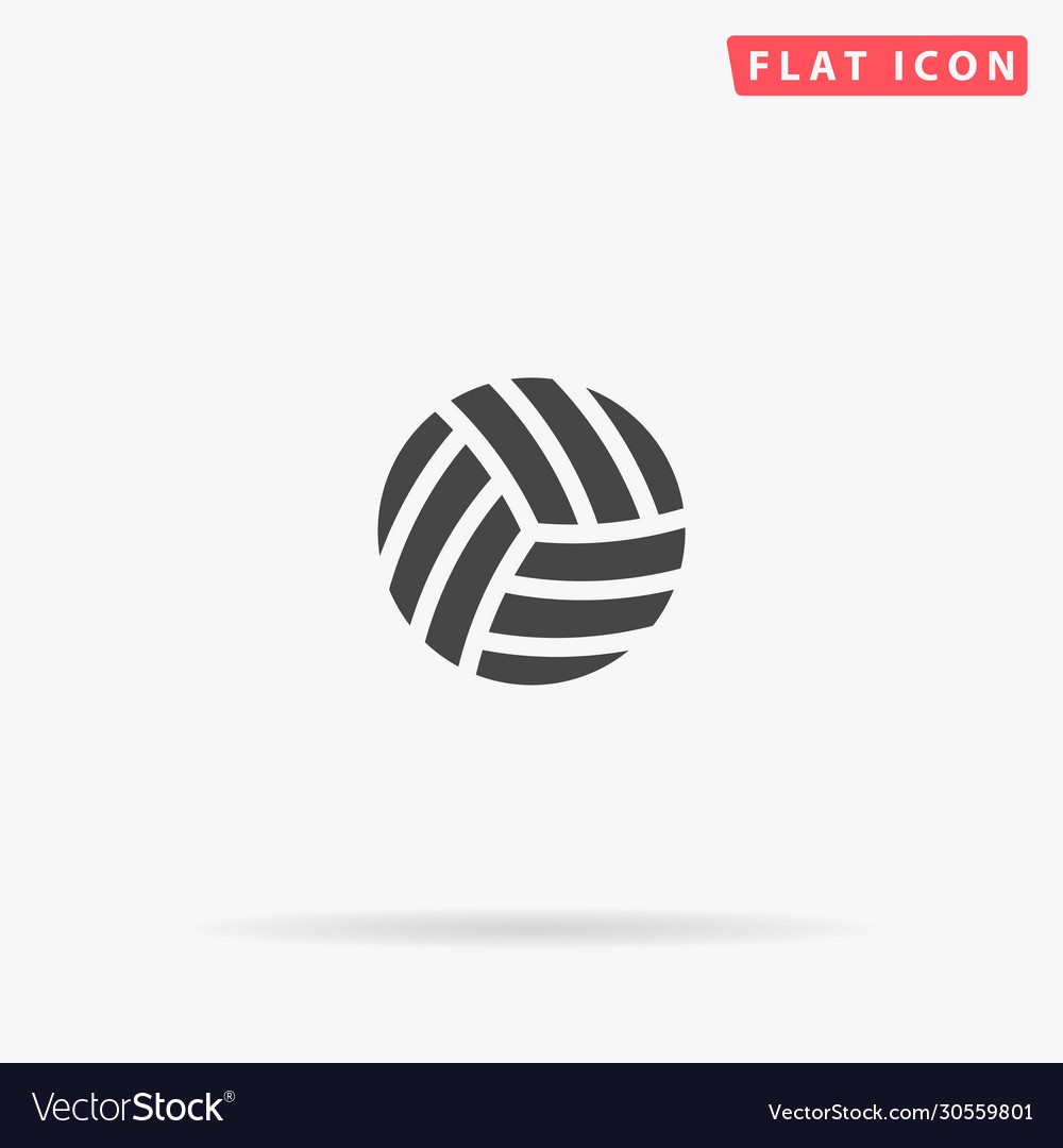 Volleyball flat icon