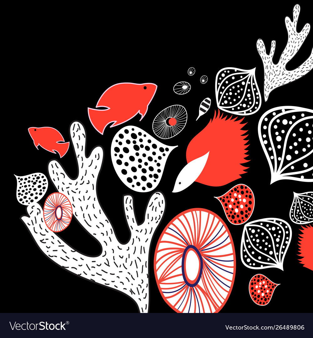 Abstrakter Marine Hintergrund vector image Abstrakter Marine Hintergrund