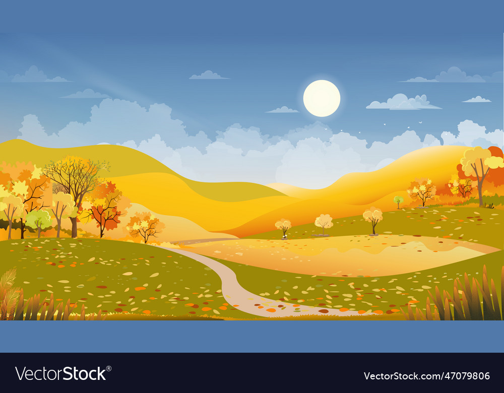 Autumn Farm Landscape