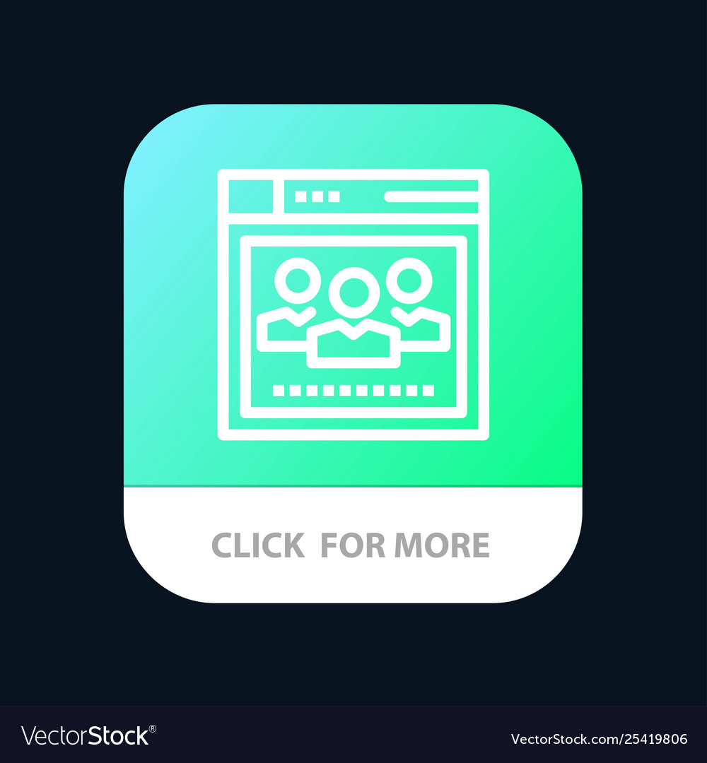 Browser network web education mobile app button