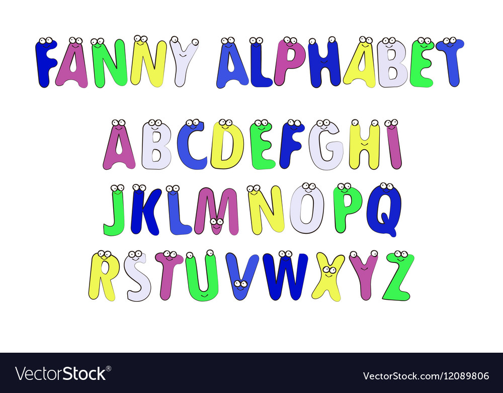 Letters alphabet for children education