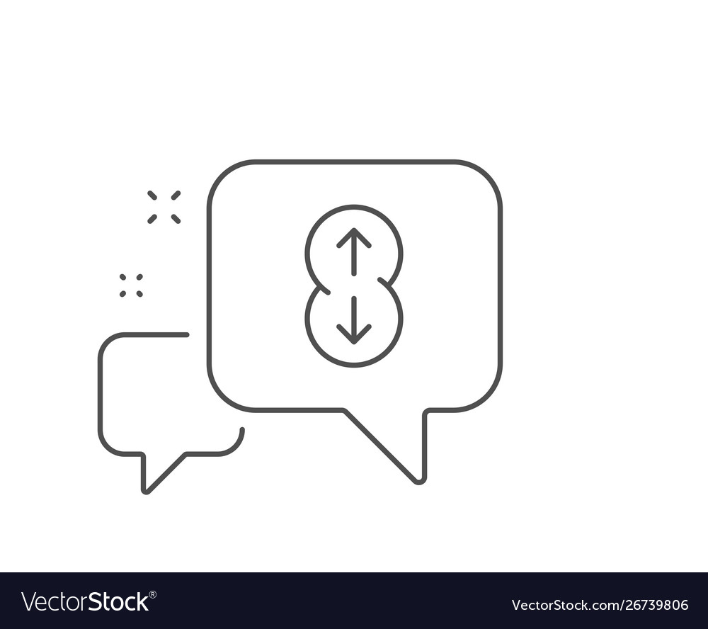 Scroll down button line icon scrolling screen