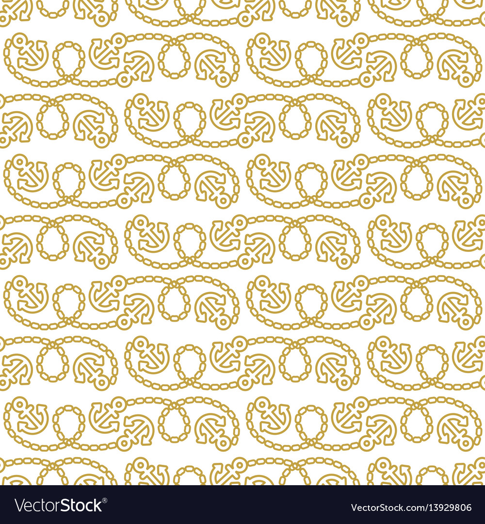 Seamless pattern with anchors ongoing backgrounds