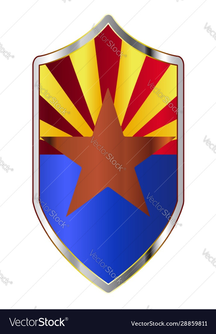Arizona State Flag Shield