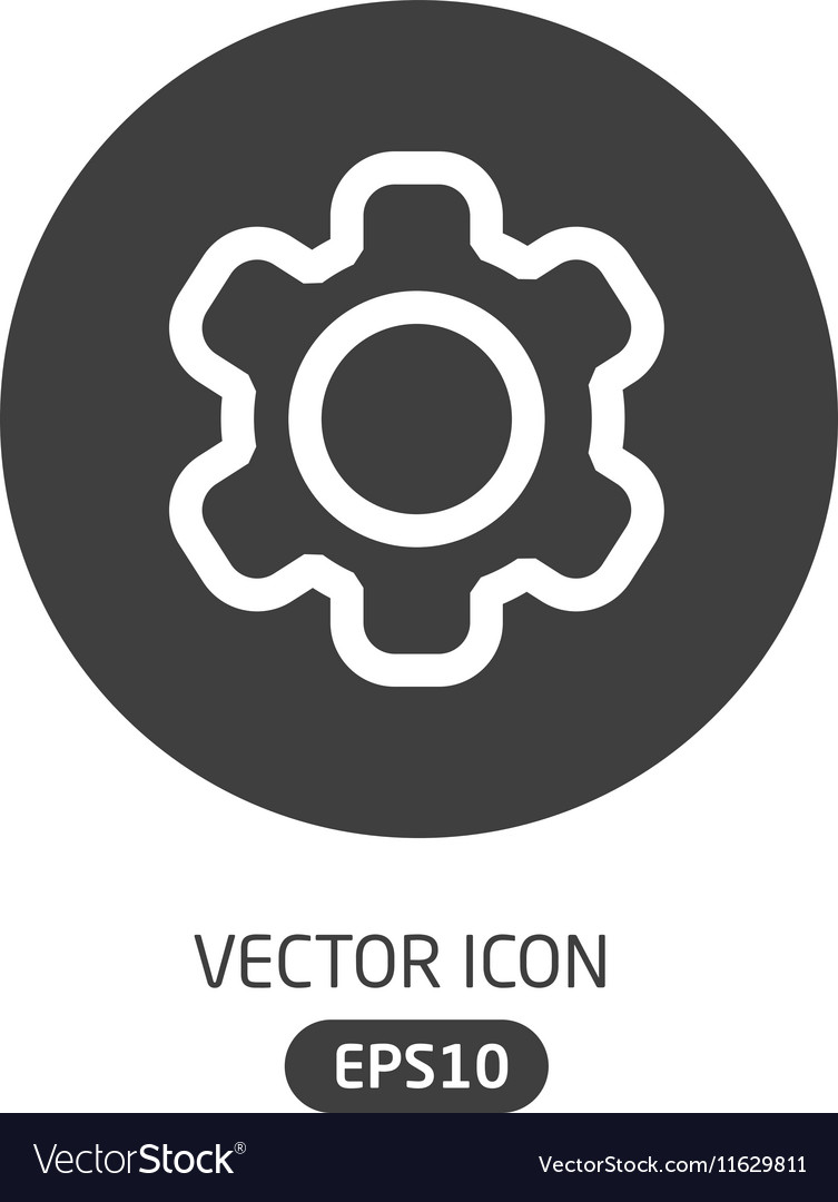 Cog icon Royalty Free Vector Image VectorStock