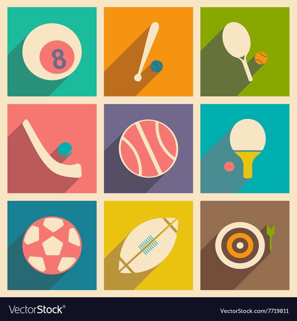 Flat with shadow concept and mobile application