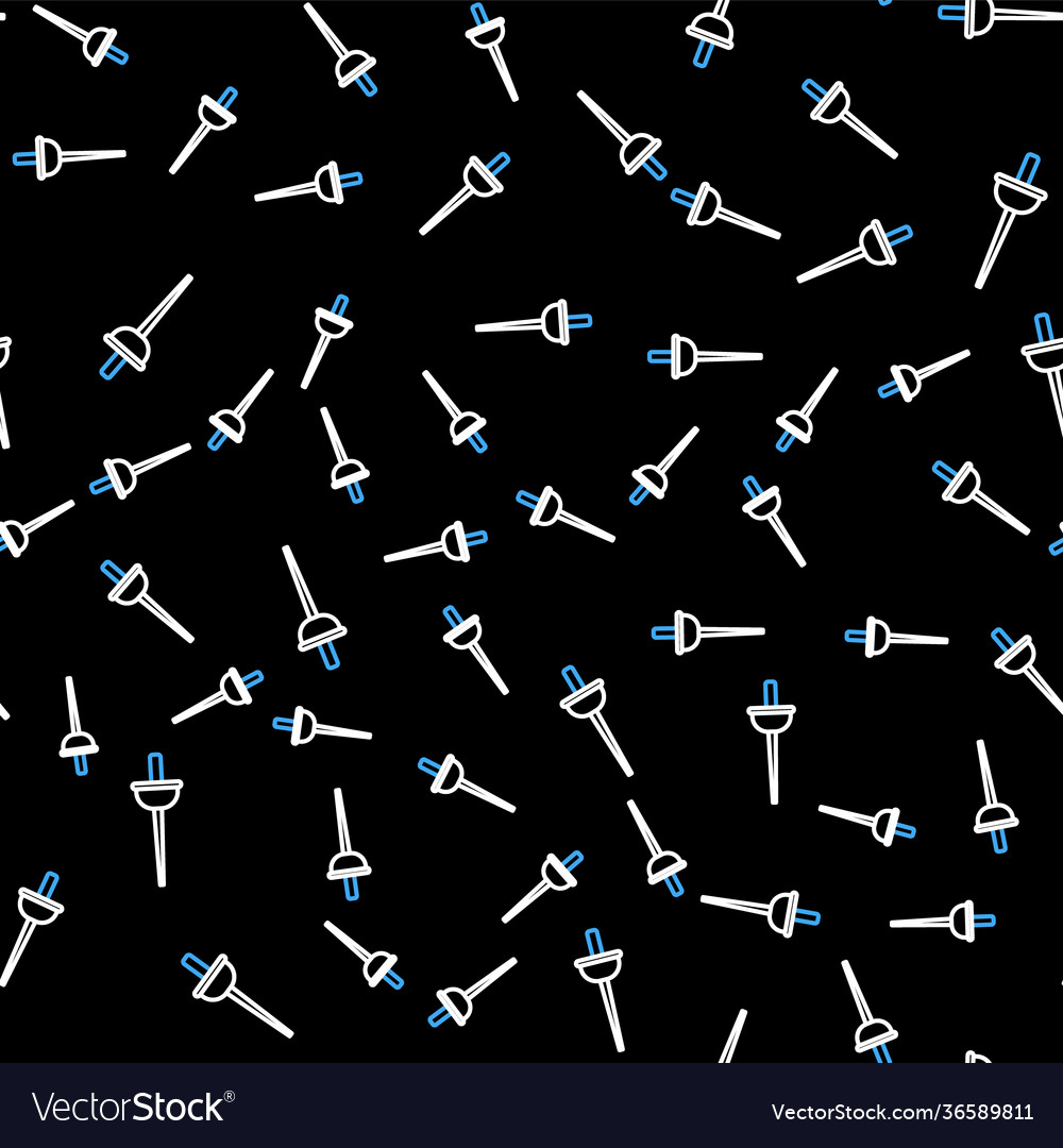 Line fencing icon isolated seamless pattern
