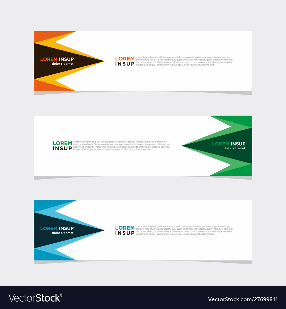 Modern banner web background abstract design