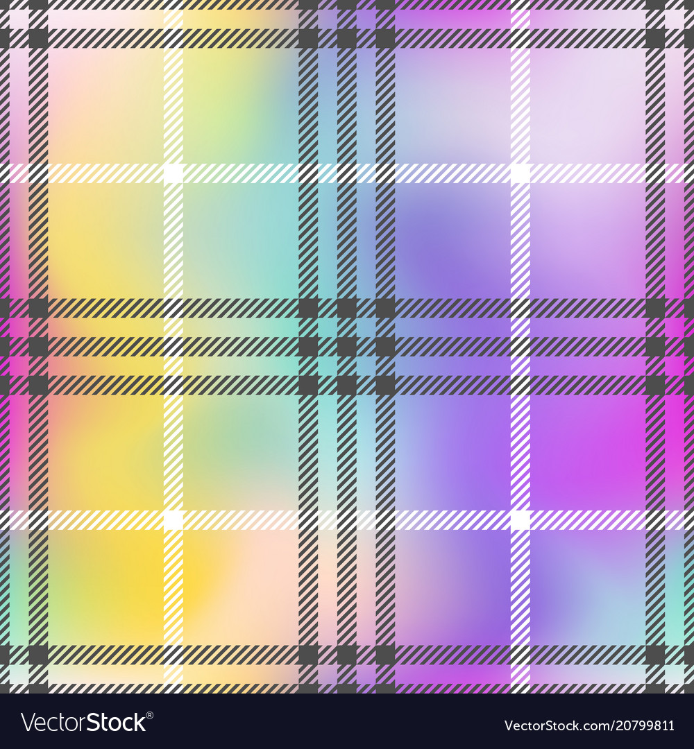Pastel Rainbow Check Pattern