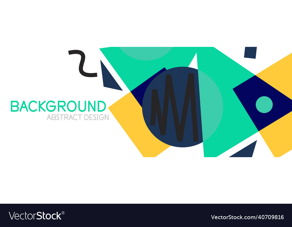 Abstract background blocks lines triangles vector image Abstract background blocks lines triangles