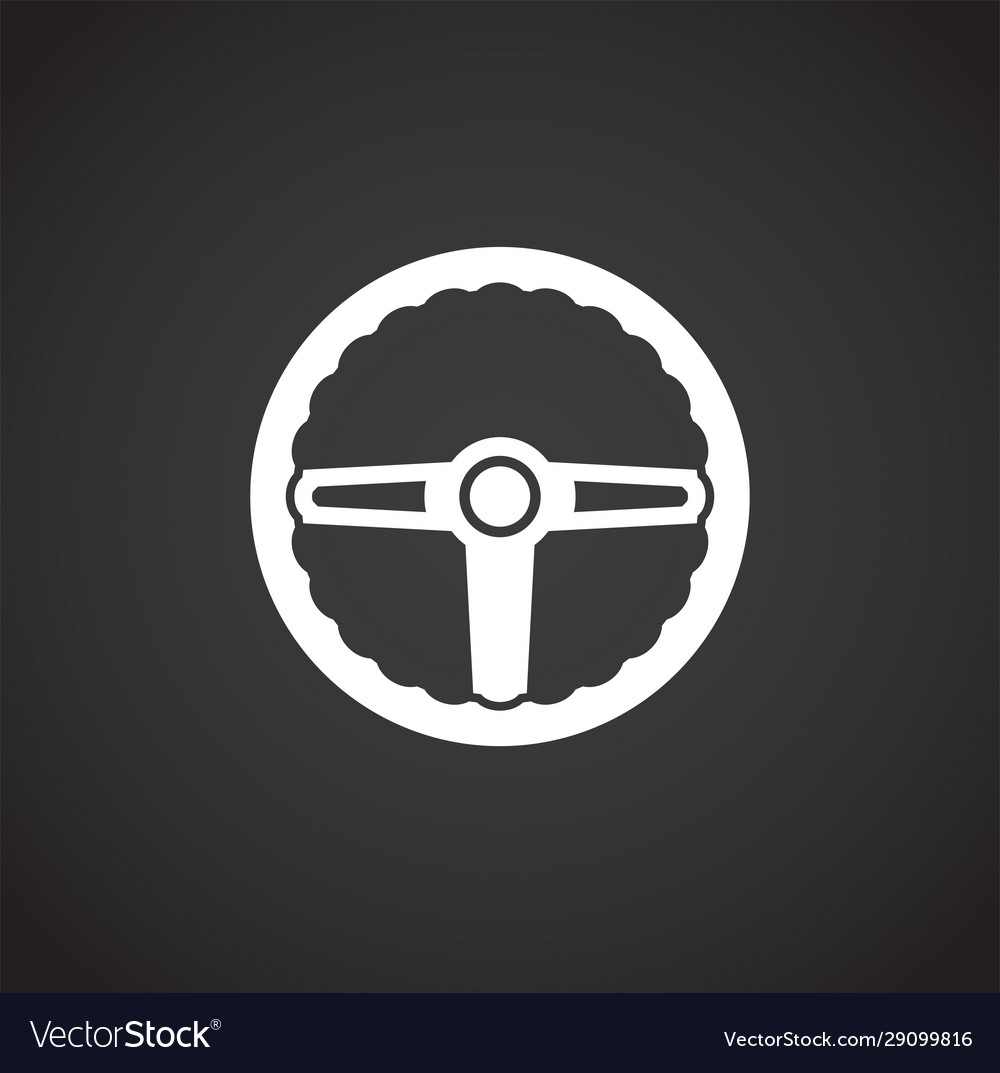 Car part icon on background for graphic and web
