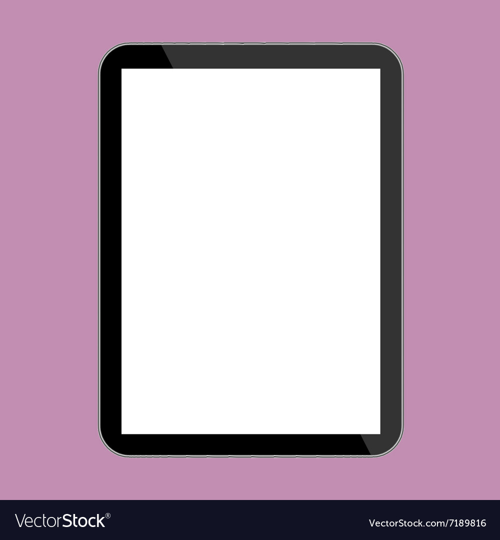 Computer tablet with template screen